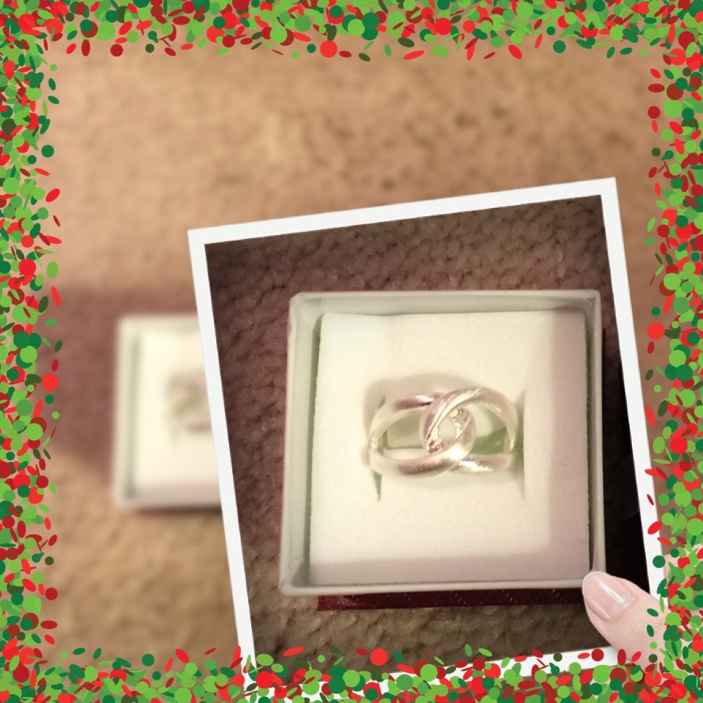 Sterling Silver Loop Ring size 8